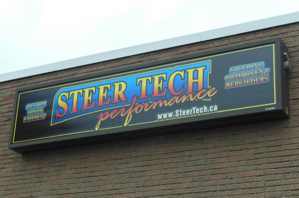 Steer Tech Performance sign