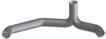 Peterbilt Exhaust Y Pipe for 379 daycab