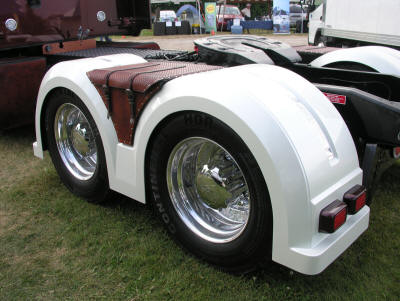 Serious Leather Bound Western Star Truck at the Fergus Truck Show Hand Stitched Leather Embellish This Beautiful Truck