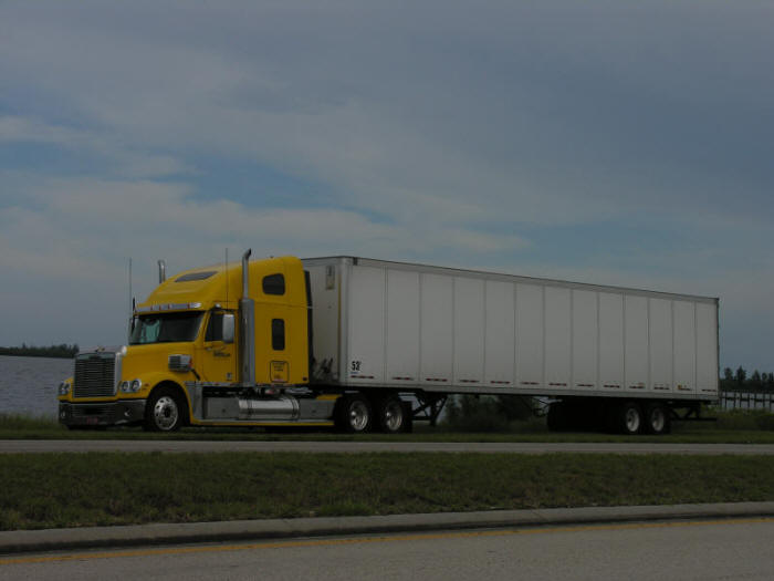 Freightliner by Indian River near Grant Florida